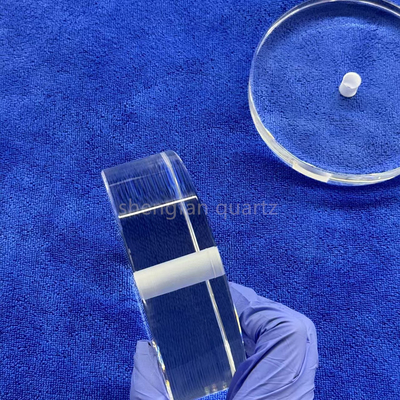 Coustomization Transparent Fused Silica Glass Sheet UV Quartz Glass Plate For UVC Led Lamp