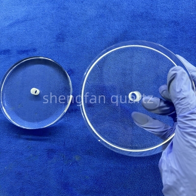 Factory Custom Ultra Violet High Purity Laser Perforated Quartz Glass Sheet