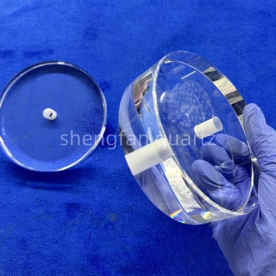 Factory Custom Ultra Violet High Purity Laser Perforated Quartz Glass Sheet