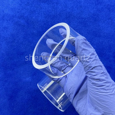 Customizable High Purity SIO2 99.99% Fused Quartz Glass Tube with Heat Resistance up to 1200°C