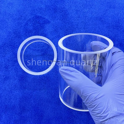 Customizable High Purity SIO2 99.99% Fused Quartz Glass Tube with Heat Resistance up to 1200°C