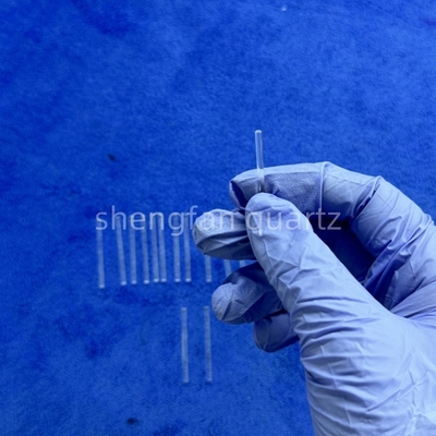 2.1mm Diameter Quartz Glass Rod Frosted Transparent