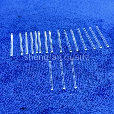 2.1mm Diameter Quartz Glass Rod Frosted Transparent