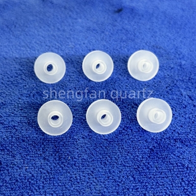 Customization 1200c High Temperature Sealing Quartz Heating Tube With Flange