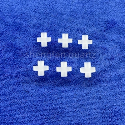 Customization 1200c High Temperature Sealing Quartz Heating Tube With Flange