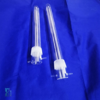 High Purity Sealed Fused Quartz Thread Pipe For Lab
