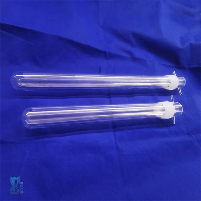 High Purity Sealed Fused Quartz Thread Pipe For Lab