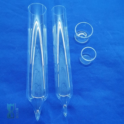 SiO2 Laboratory Clear Silica Quartz Test Tubes End Sealing