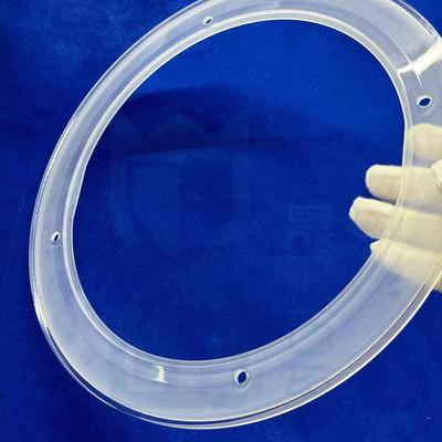Transparent Frosted Fused Silica Glass Stone Punching Ring