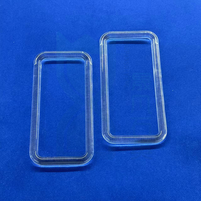 Frosted Transparent Clear Quartz Glass Products Ring