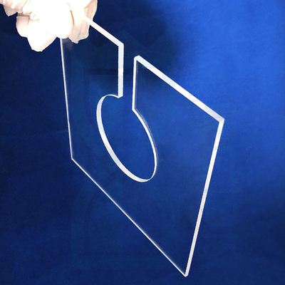 Coustomization Transparent Uv Fused Silica Sheet Plate For Uvc Led Lamp