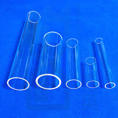 Wholesale Transparent Quartz Tubing Ozone Generator Large Diameter Heat Resistant