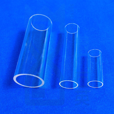 Wholesale Transparent Quartz Tubing Ozone Generator Large Diameter Heat Resistant
