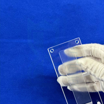 CNC Machining Of Quartz Punching And Grooving Sheet High Precision High Temperature