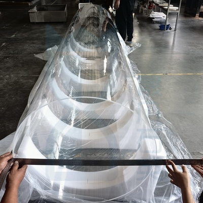 Wholesale Transparent Ozone Generator Quartz Glass Tube Large Diameter Heat Resistant
