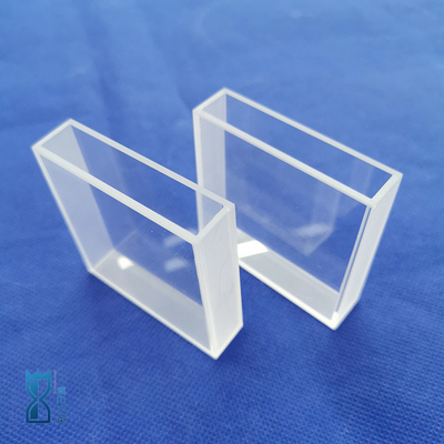 Custom Laboratory Special Measurement Liquid fused quartz cuvette Corrosion Resistant