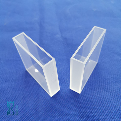 Custom Laboratory Special Measurement Liquid fused quartz cuvette Corrosion Resistant