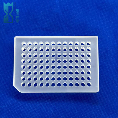 Custom Transparent Frosted Optical Quartz 96 Well Plate High Temperature Corrosion Resistant