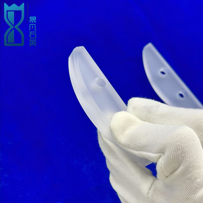 Frosted Opaque Quartz Punch Sheet Corrosion Resistant