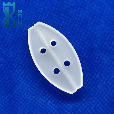 Frosted Opaque Quartz Punch Sheet Corrosion Resistant