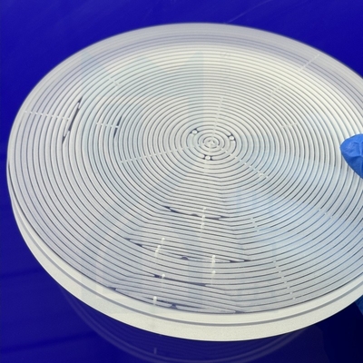 Factory Custom High Precision Slotted Quartz Sheet Drilling Fused Quartz Transparent Polished