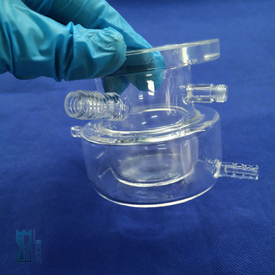 Laboratory Quartz Reactor High Temperature Corrosion Resistance 50ml 100ml 150ml