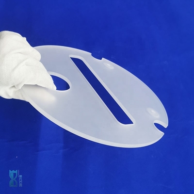 Laboratory Special Corrosion Resistant Quartz Frosted Chip Quartz Punch Sheet Fused Quartz