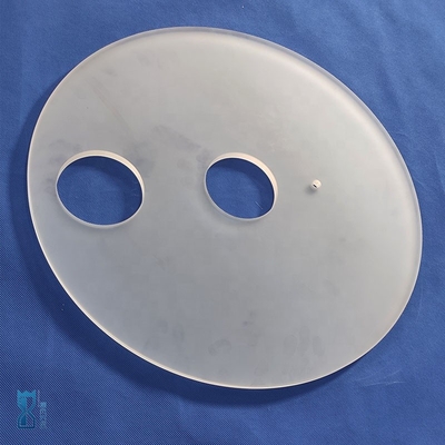 Laboratory Special Corrosion Resistant Quartz Frosted Chip Quartz Punch Sheet Fused Quartz