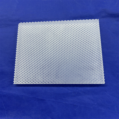 High Temperature Resistant Semiconductor Custom Quartz Frosted Chip Quartz Slotted Sheet