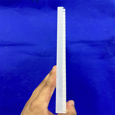 High Temperature Resistant Semiconductor Custom Quartz Frosted Chip Quartz Slotted Sheet