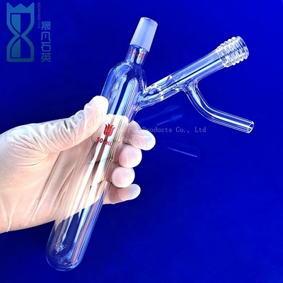 High Temperature Fused Quartz Threaded Tube Ground Quartz Glass Tube