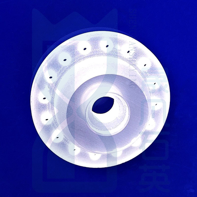 High Temperature Corrosion Resistant Semiconductor Special Quartz Frosted Flange Quartz Perforated Flange