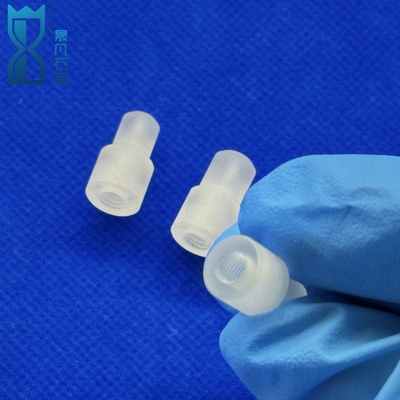 Factory Custom Corrosion Resistant Quartz Scrub Quartz Threaded Tube Fused Quartz