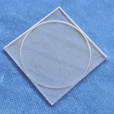 Semiconductor Round Square Quartz Window Sheet High Temperature Resistant