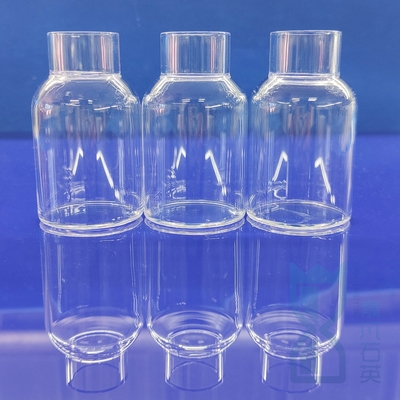 Custom Measuring Solution Quartz Container Quartz Bottle Manufacturer