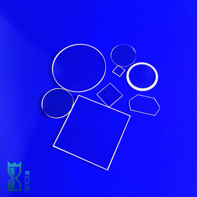 Factory High Transparencye Fused Silica For Optical Window Custom Irregular Quartz Sheet Glass Plate