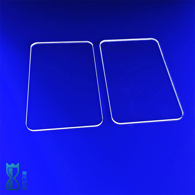 Factory High Transparencye Fused Silica For Optical Window Custom Irregular Quartz Sheet Glass Plate