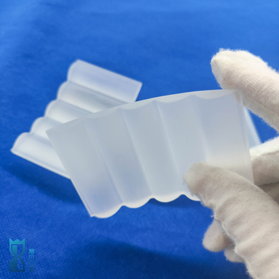 Factory High Performance Fused Silica Custom Irregular Frosted Quartz Sheet Glass Plate