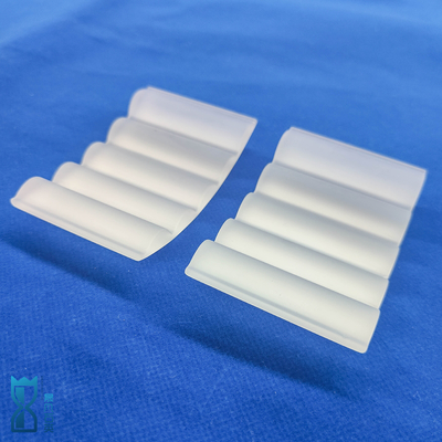 Factory High Performance Fused Silica Custom Irregular Frosted Quartz Sheet Glass Plate