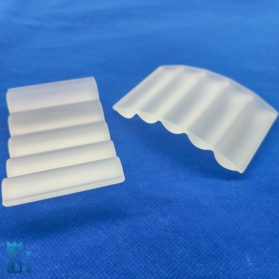 Factory High Performance Fused Silica Custom Irregular Frosted Quartz Sheet Glass Plate