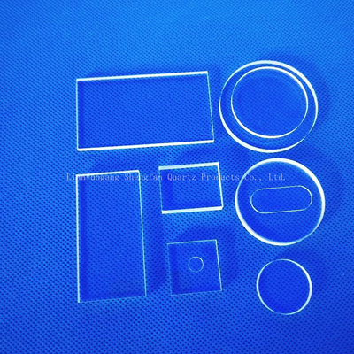 Factory High Transparencye Fused Silica Custom Optical Quartz Sheet Glass Plate In Various Sizes