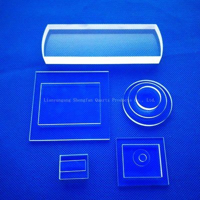 Factory High Transparencye Fused Silica Custom Optical Quartz Sheet Glass Plate In Various Sizes