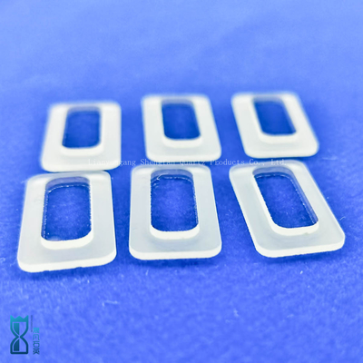 Customized Quartz Plate Step Sheet With High Precision And Punching Processing Service