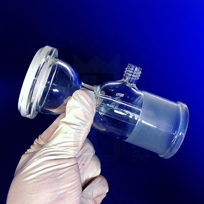 Laboratory special high temperature corrosion resistant quartz instrument quartz container