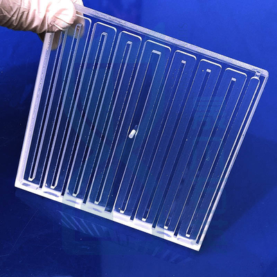CNC Finishing Custom High Temperature Quartz Slotted Polishing Scrub Sheet
