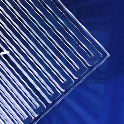 CNC Finishing Custom High Temperature Quartz Slotted Polishing Scrub Sheet