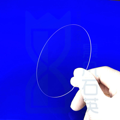 High Light Transmission Window Schist Quartz Glass Sheet 2 "4" 6 " quartz Wafer Wafer 0.3mm Thickness
