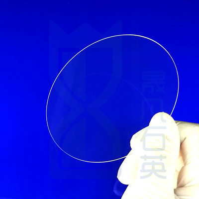 High Light Transmission Window Schist Quartz Glass Sheet 2 "4" 6 " quartz Wafer Wafer 0.3mm Thickness