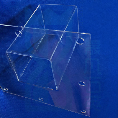 1100C High Temperature Resistant Quartz Glass Sheet For Punching In Semiconductor Photovoltaic Applications
