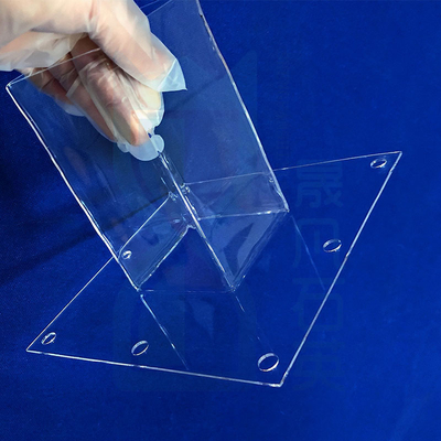 1100C High Temperature Resistant Quartz Glass Sheet For Punching In Semiconductor Photovoltaic Applications